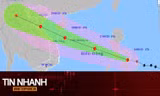 TIN NHANH: Bão Bualoi có tốc độ 'khó hiểu', có thể đổi hướng khi vào biển Bắc Trung Bộ
