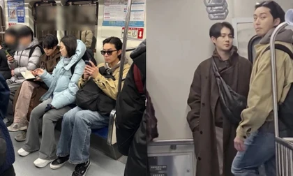 Sự xuất hiện của 'bộ ba vi diệu Hàn Quốc' tại ga tàu điện ngầm 'phủ sóng' cõi mạng