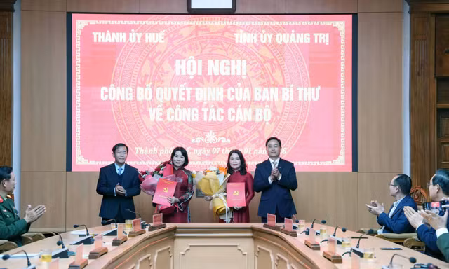 Quyết định điều động, luân chuyển Chủ nhiệm Ủy ban Kiểm tra Huế và Quảng Trị 