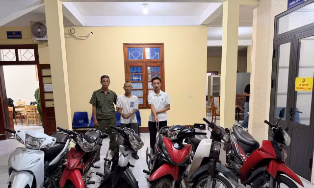 ‘Siêu trộm’ gây ra 23 vụ ‘nhẩy’ xe máy sa lưới 