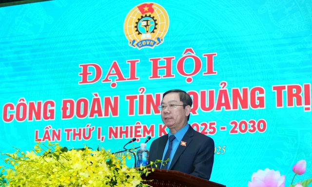 Ông Nguyễn Thế Lập làm Chủ tịch Liên đoàn Lao động tỉnh Quảng Trị