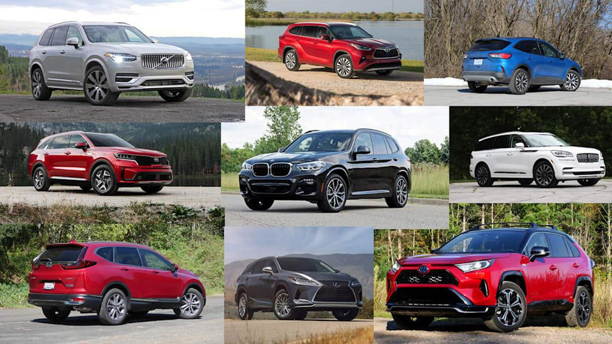 Top 10 mẫu SUV hybrid năm 2021