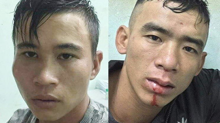 Thanh và Linh tại cơ quan Công an