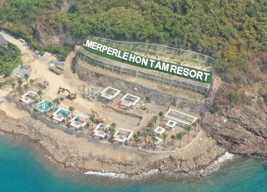 Chủ dự án Hòn Tằm bị phạt 40 triệu đồng vì xây dựng không phép