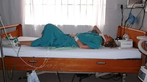 Nữ hành khách người Nga nghi bị cá biển tấn công