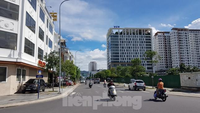 Đường số 4 được điều chỉnh nhỏ hơn quy hoạch chung. Ảnh L.H