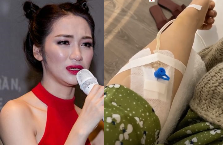 Sau khi bị dân mạng chỉ trích, Hòa Minzy đăng ảnh nhập viện khiến fan lo lắng