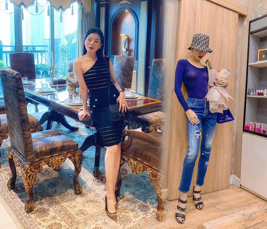 Tung ảnh 'mình hạc xương mai', Lệ Quyên lộ số cân thật ở tuổi U40 khiến fan 'ngã ngửa'