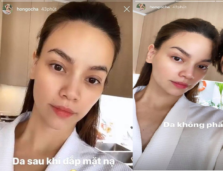 Hồ Ngọc Hà khoe mặt mộc đẹp 'không tì vết' khi mang song thai khiến fan phát 'sốt'