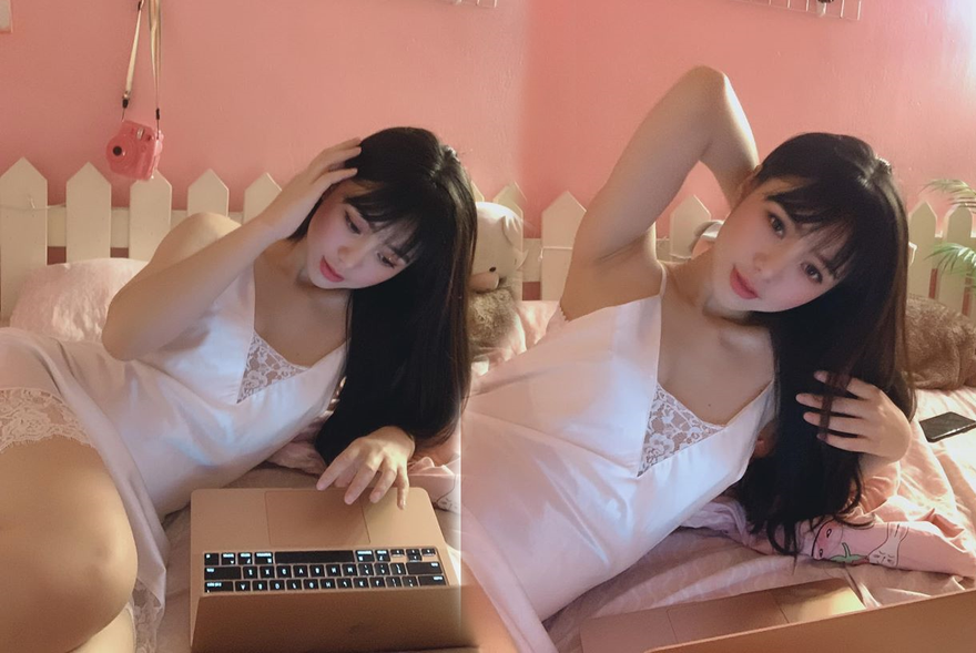 Quỳnh Kool tung ảnh mặc váy ngủ hững hờ, khoe nhan sắc xinh đẹp ngất ngây 