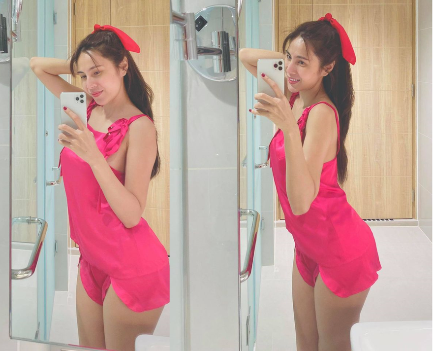Thuỷ Tiên đăng ảnh mặc đồ ngủ, dân mạng đồng loạt nghi vấn mang bầu