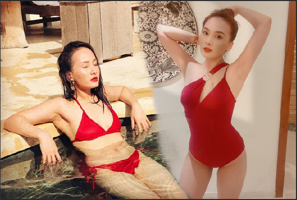 Bảo Thanh gây 'bão' mạng bằng ảnh áo tắm xẻ sâu nóng bỏng nhận like 'khủng'