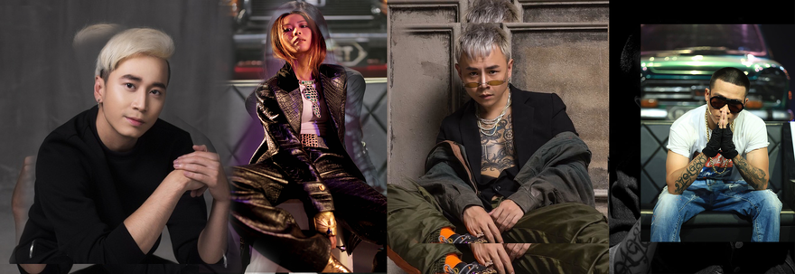 'Choáng váng' nhìn profile quyền lực lừng lẫy của bộ tứ HLV Rap Việt