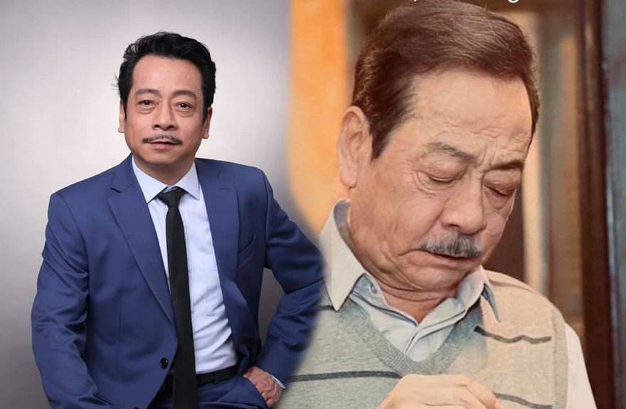 Sửng sốt trước gương mặt nhăn nheo 'khác lạ' của NSND Hoàng Dũng 