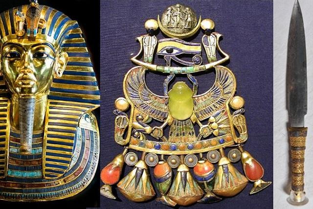 Một số "bảo vật' của pharaoh vĩ đại nhất Ai Cập cổ đại Tutankhamun có liên quan đến thiên thạch từng va vào Trái đất.