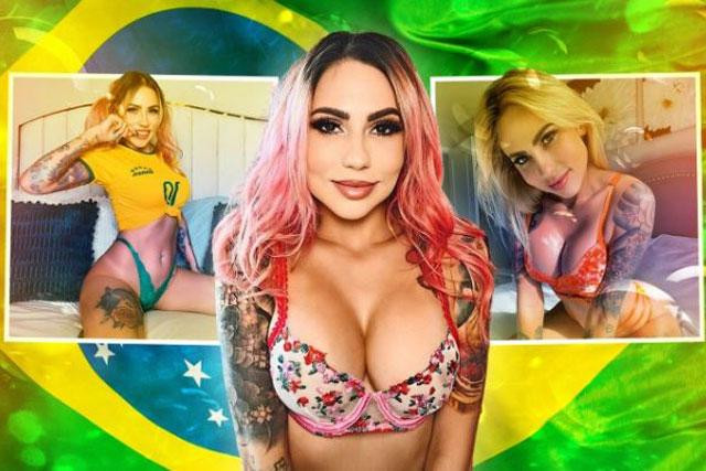 CĐV ‘nóng bỏng’ nhất Brazil ‘đưa tình’ với Cristiano Ronaldo