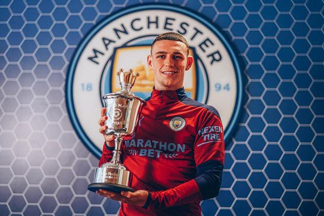 Tiền vệ Phil Foden.