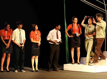 Một trong những vở diễn của Lưu Quang Vũ từng được tái dựng. Ảnh: TTXVN