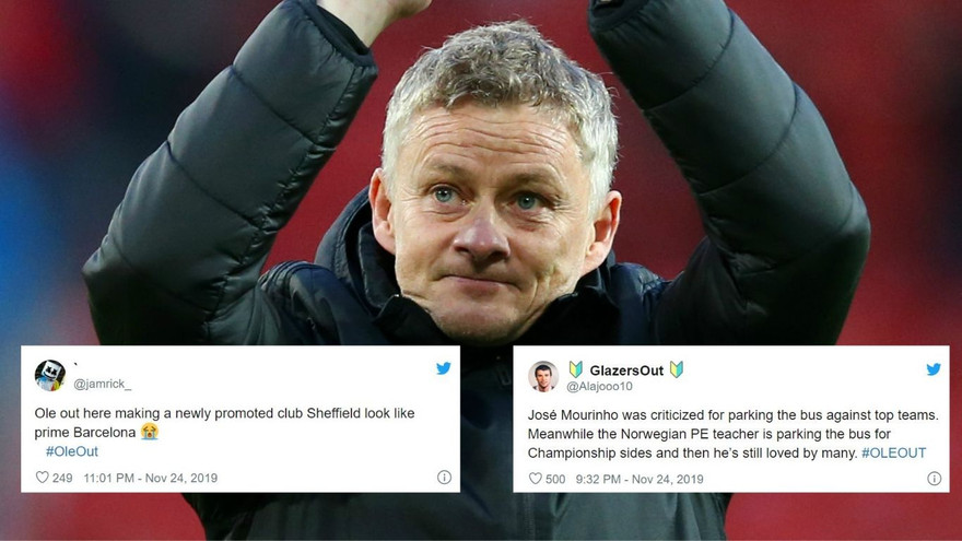 CĐV Man Utd đòi sa thải HLV Ole Solskjaer