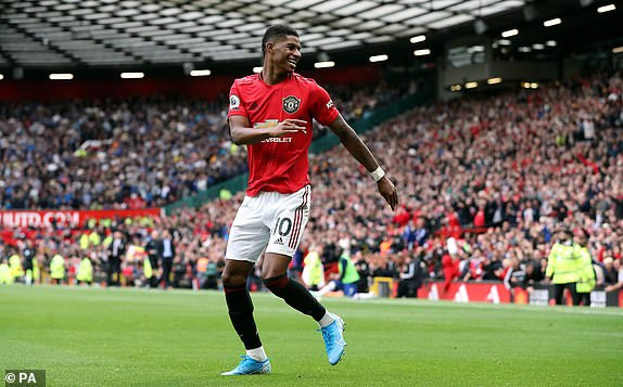 Marcus Rashford lập cú đúp ở trận ra quân tại Ngoại hạng Anh mùa 2019-2020