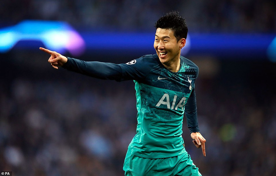 Son Heung-min tỏa sáng rực rỡ trước Man City