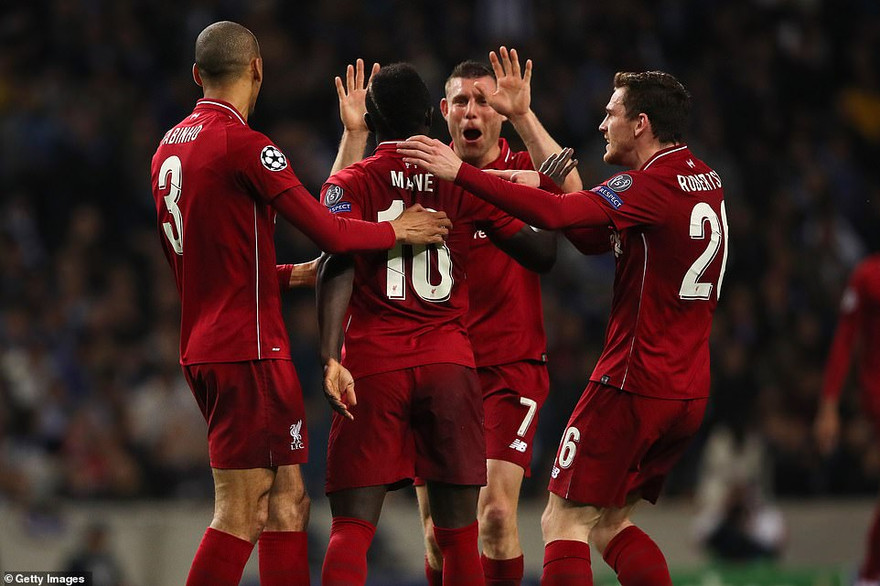 Liverpool quá mạnh so với Porto