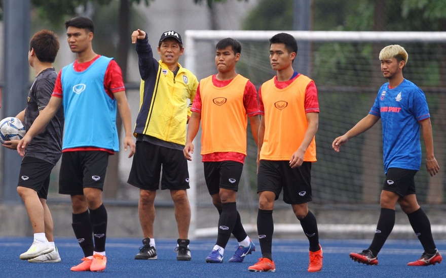 U22 Thái Lan đã tự thuê sân tập riêng.