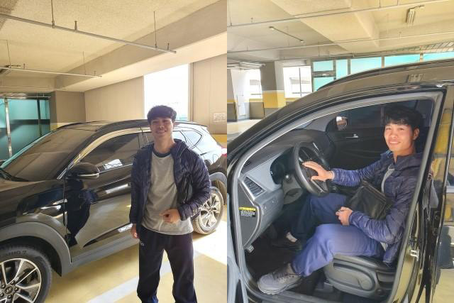 Nguyễn Công Phượng bên xế hộp mới mua