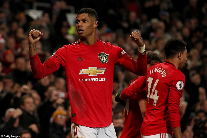 Marcus Rashford tỏa sáng rực rỡ trước HLV cũ.