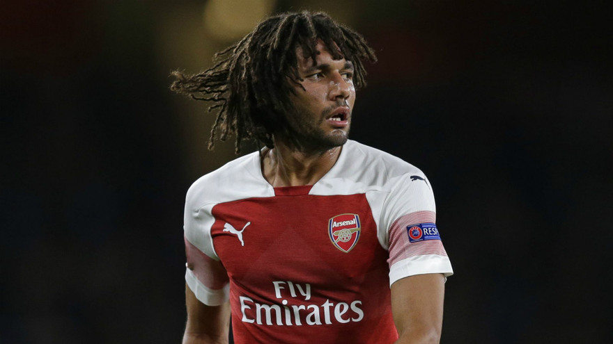 Mohamed Elneny trong màu áo Arsenal