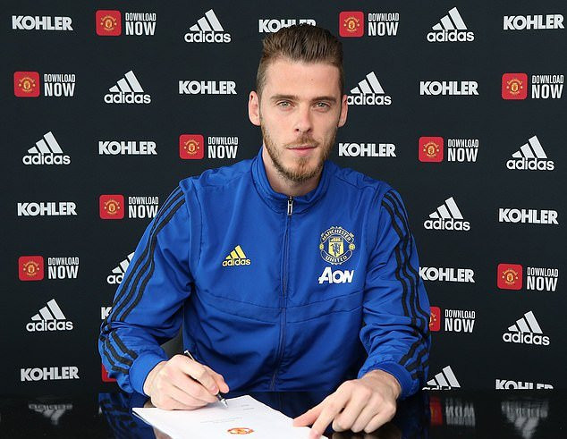 David de Gea chính thức cam kết với M.U