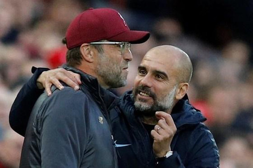 Jurgen Klopp và Pep Guardiola 