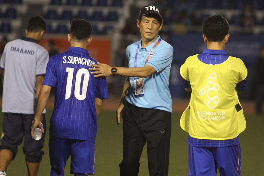  U22 Thái Lan gây thất vọng ở SEA Games 30.
