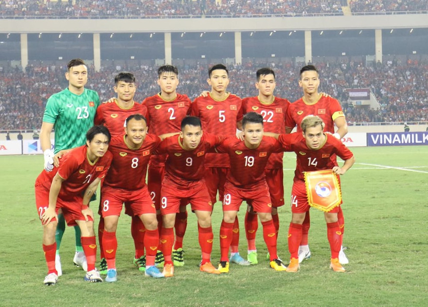 Đội tuyển Việt Nam. Ảnh: Như Ý.