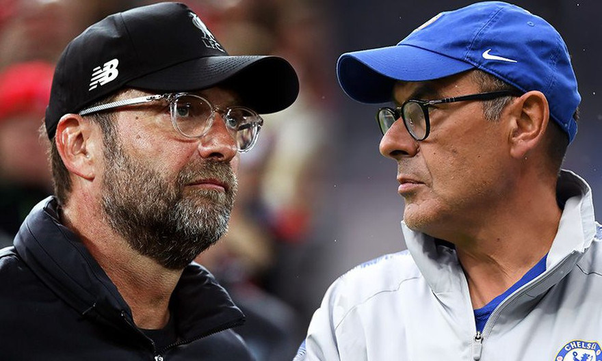 Jurgen Klopp và Maurizio Sarri sẽ có màn đấu trí hấp dẫn.