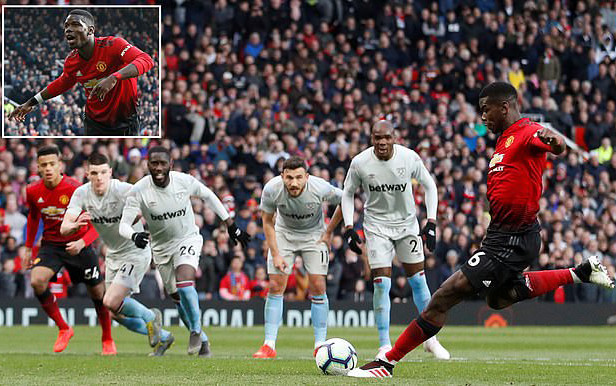 Pogba lập cú đúp phạt đền