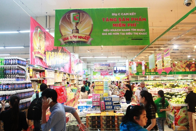 Hệ thống siêu thị Big C triển khai cam kết giá 