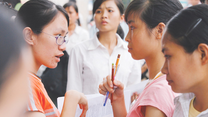 Sẽ có 3 phương án thi để dư luận xã hội lựa chọn. Ảnh: Hồng Vĩnh