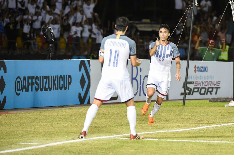 Patrick Reichelt ăn mừng bàn thắng trước tuyển Việt Nam