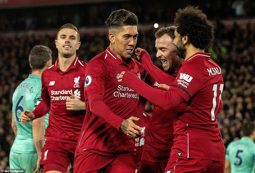 Liverpool vùi dập Arsenal tại Anfield