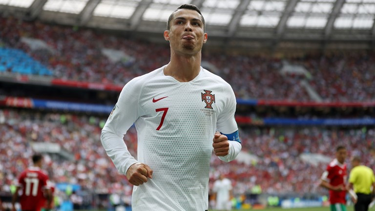 Ronaldo đã có 4 bàn thắng ở World Cup 2018.
