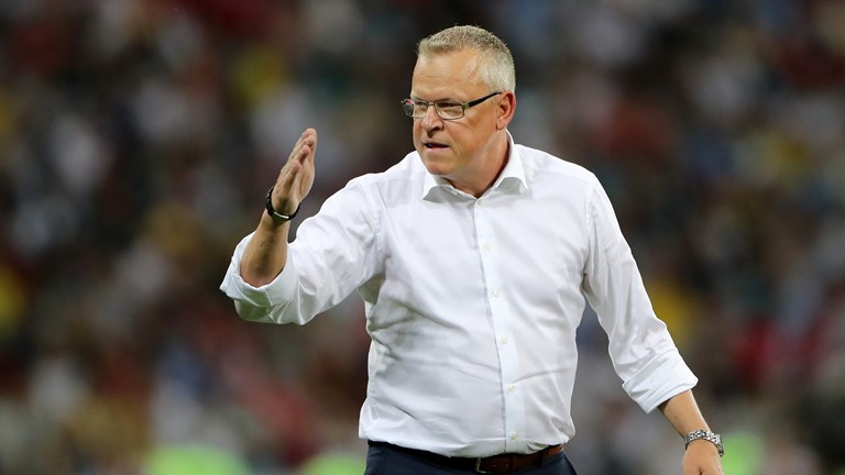 HLV Janne Andersson không hài lòng với cách ứng xử cử người Đức.