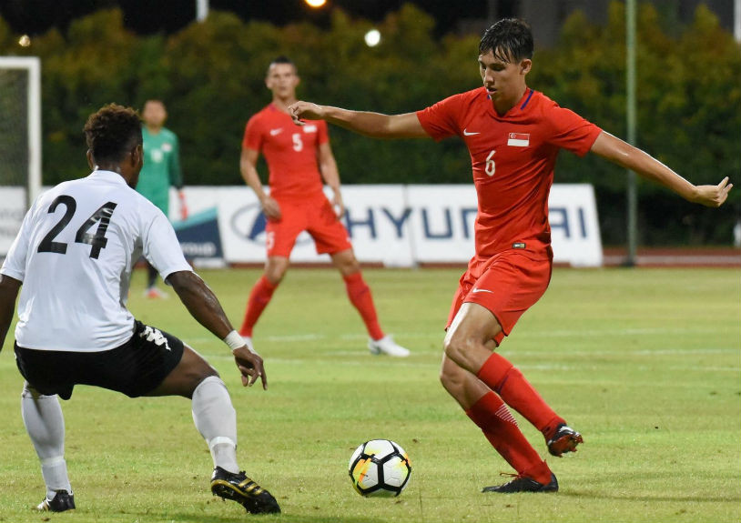 Jacob Mahler (số 6) bất ngờ được dự AFF Cup 2018