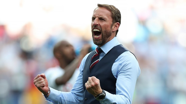 HLV Gareth Southgate không vui vì Anh bị thủng lưới.