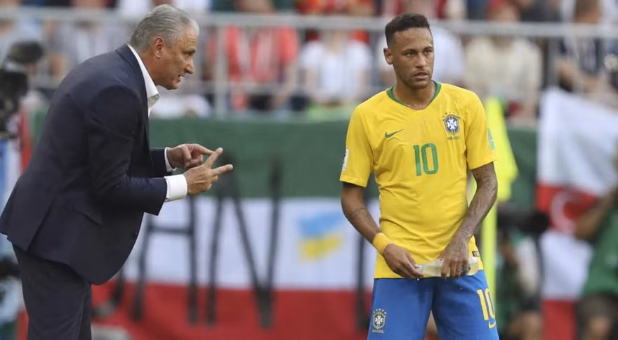 HLV Tite và Neymar
