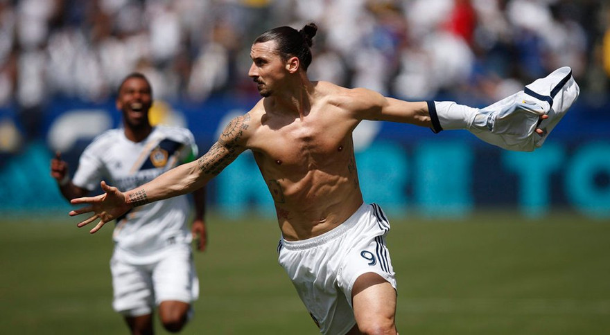 Zlatan Ibrahimovic đã có 15 bàn ở MLS 2018