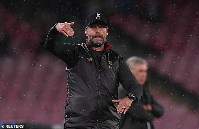 Jurgen Klopp nhận thua trước Napoli
