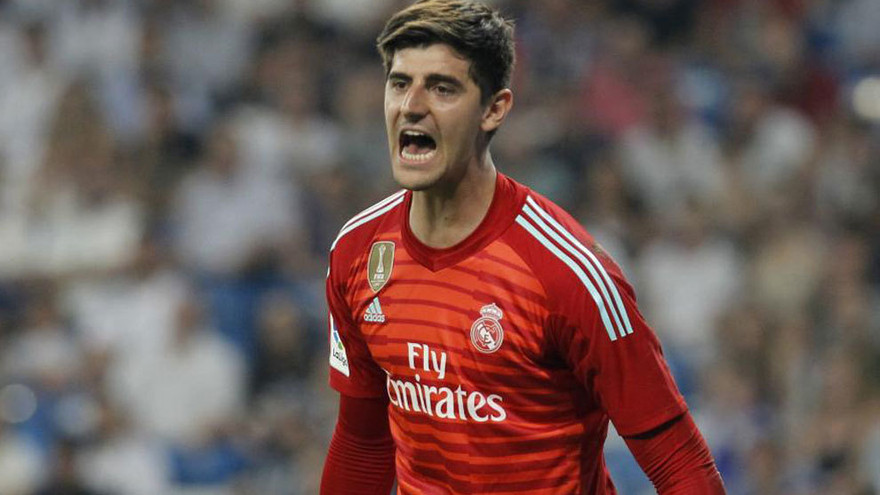 Thibaut Courtois trong màu áo Real Madrid