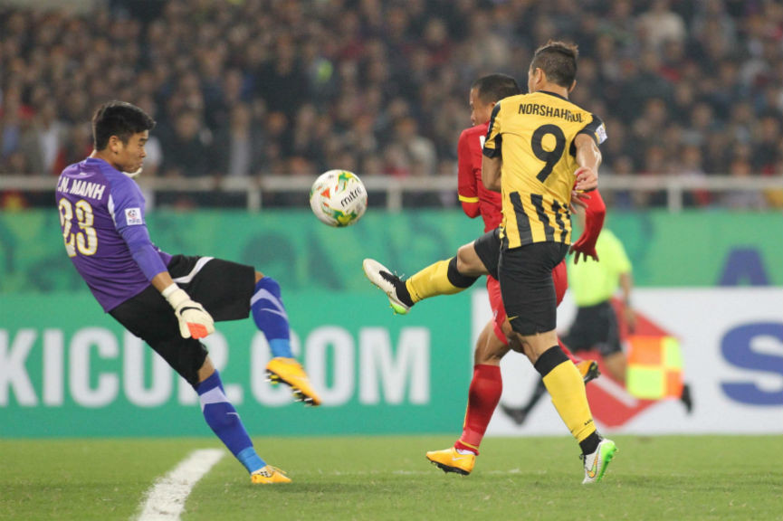 Norshahrul Idlan Talaha từng ghi bàn tại Mỹ Đình