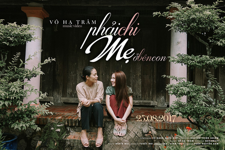 Võ Hạ Trâm khóc nức nở khi thực hiện MV về mẹ